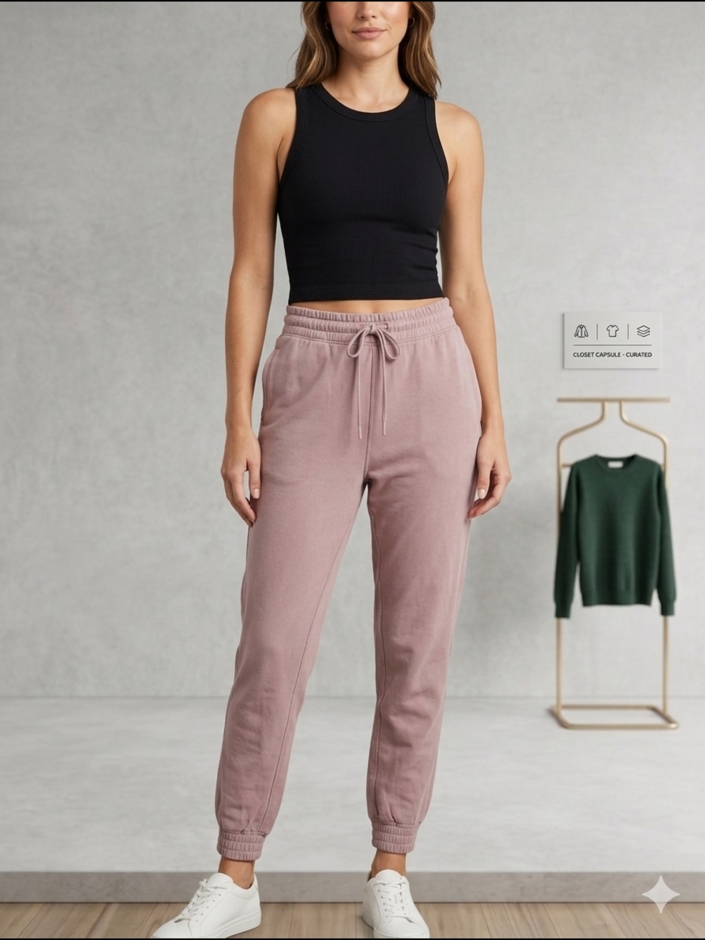 FLX Wander Side Panel Joggers in Grazing Lavender - Size L (EUC)
